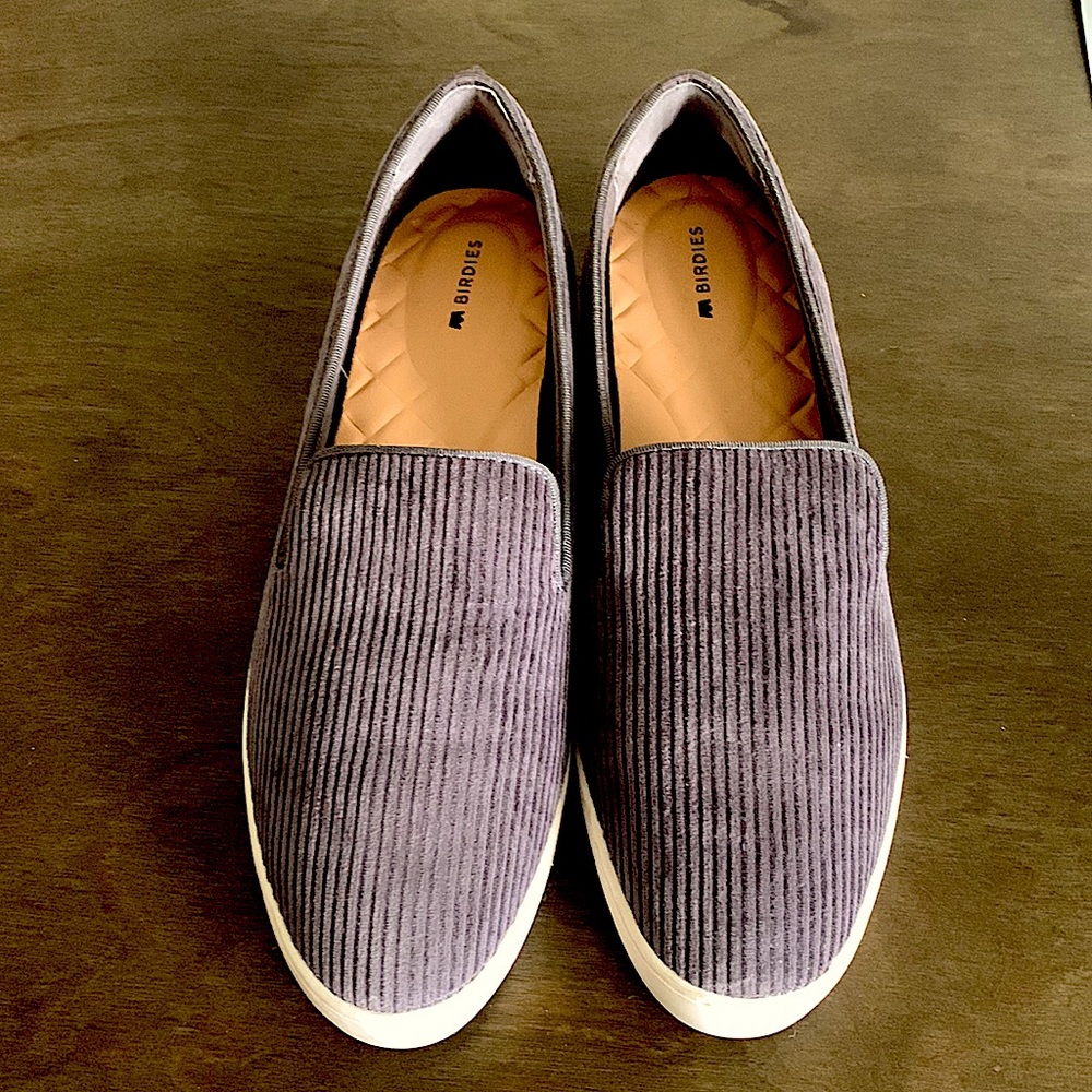 Gray Corduroy Birdies